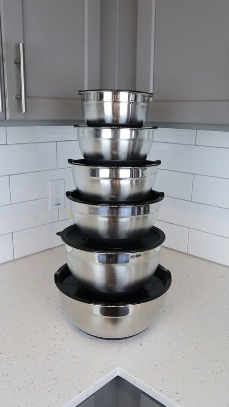 Sale Alert! 47% off this stack of mixing bowls that have a built in slot for a grater. They each come with lids and are entirely stackable!

#LTKsalealert #LTKhome #LTKunder100