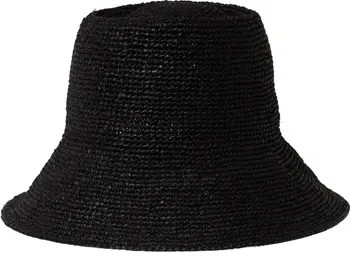 Janessa Leoné Felix Crochet Raffia Bucket Hat | Nordstrom | Nordstrom