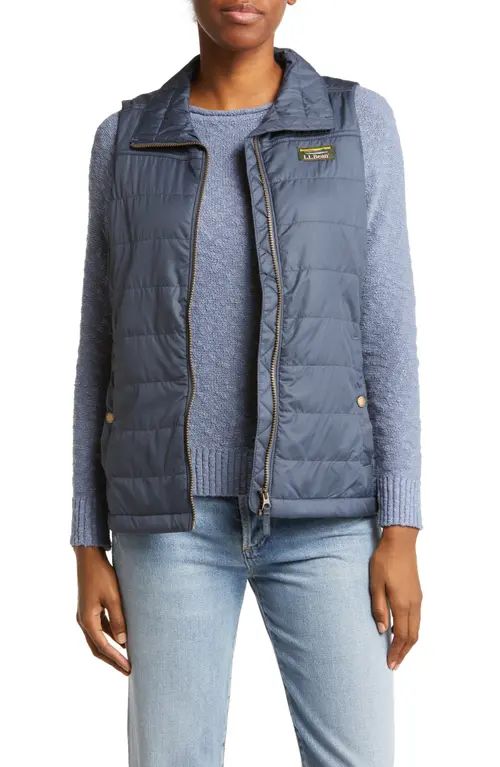 L.L.Bean Mountain Puffer Vest in Gunmetal Gray at Nordstrom, Size Large | Nordstrom