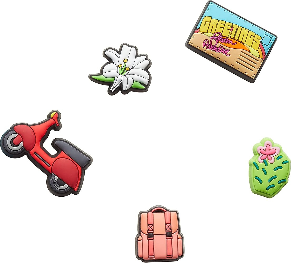 Crocs Men's and Women's Jibbitz Shoe Charms Travel 5-Pack | Jibbitz for Crocs | Amazon (US)
