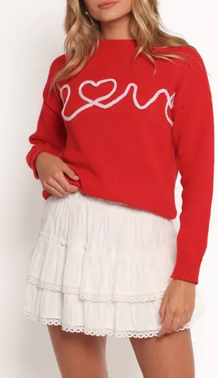 Love Embroidered Graphic Crewneck Sweater | Nordstrom