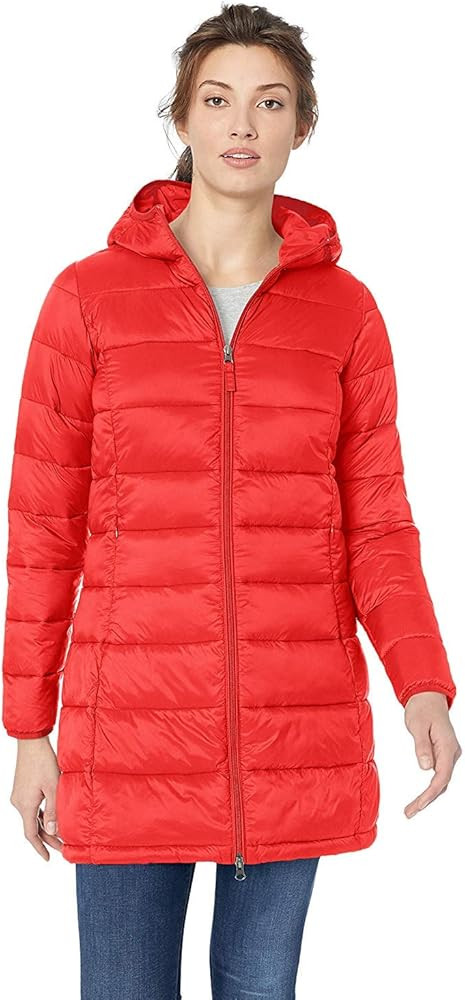 Amazon Essentials Women's Lightweight Water-Resistant Hooded Puffer Coat (Available in Plus Size) | Amazon (US)