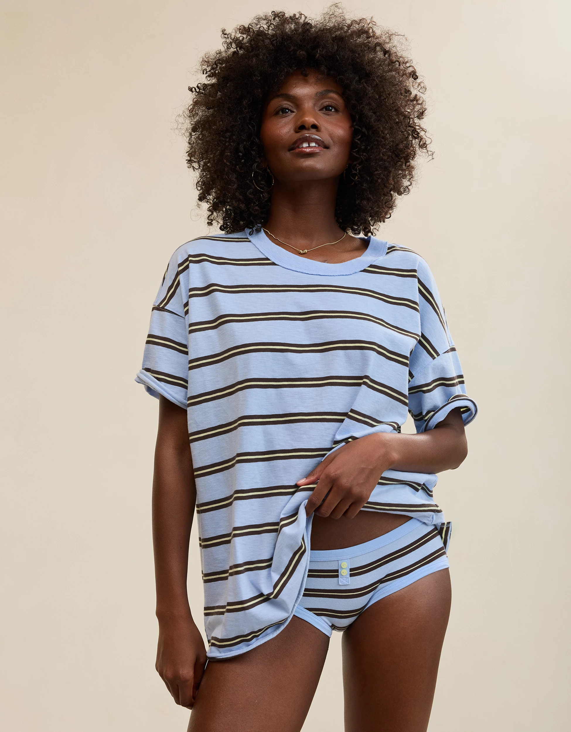 Aerie Oversized Crew Boyfriend T-Shirt | Aerie