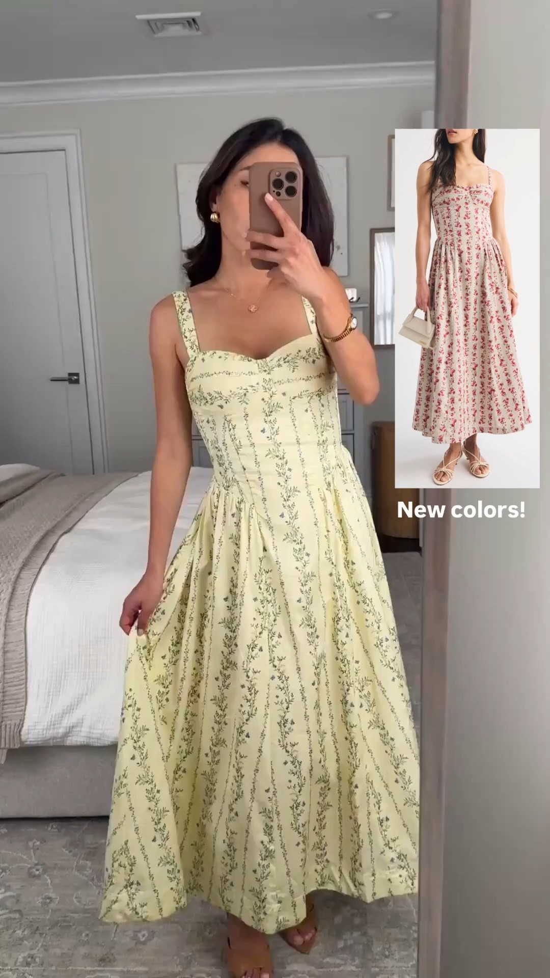 code AFJEAN for extra 15% off. Yellow is low stock but avail in beautiful new colors. 
• Bra-Free dress cotton xxs petite - Maxi length on me with built in padding and adjustable shoulder straps. 

• mango sandal heels sz 5. I love this leather version but the patent leather and mesh versions are not as comfy.

Petite friendly maxi dress, 2026 spring summer dress, wedding guest outfit

#LTKPetite #LTKSeasonal #LTKWedding