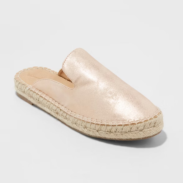 Women's Clara Leopard Espadrille Flat Mules - Universal Thread™ | Target