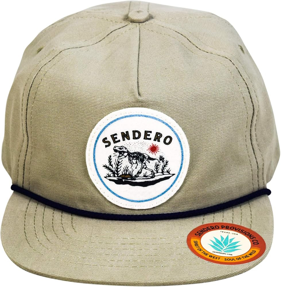 Sendero Provisions Co. Skelly Rex Adjustable Snapback Hat Gray | Amazon (US)