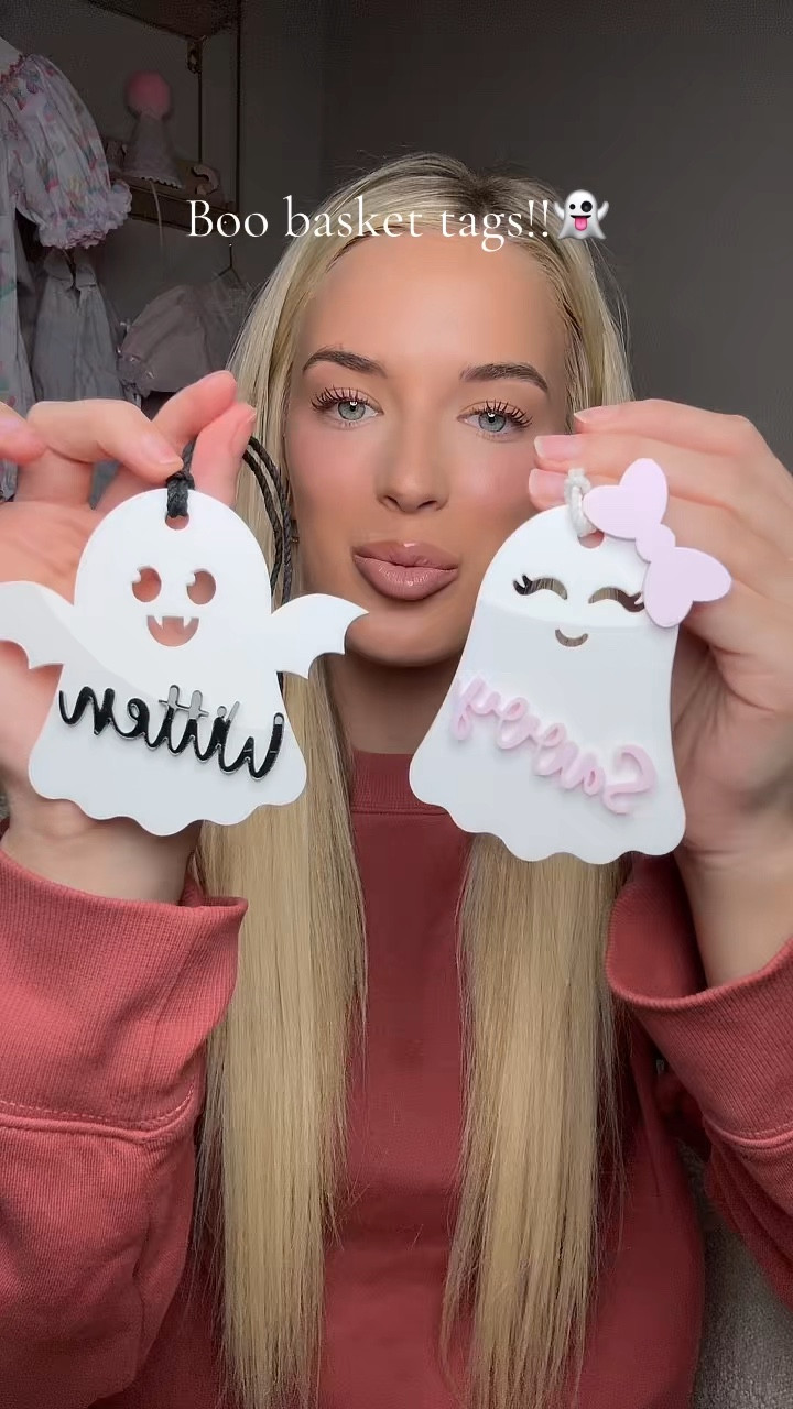Boo basket tags! I love doing all the mommy things ! 🥹 

#LTKFamily #LTKSeasonal #LTKKids