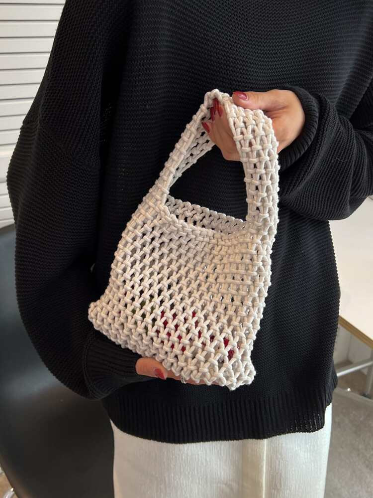 Hollow Out Crochet Bag | SHEIN