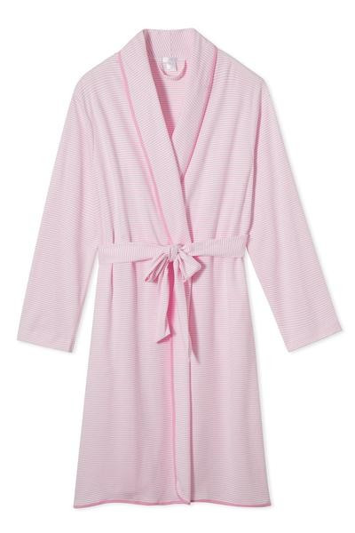 Pima Robe in Lily | LAKE Pajamas