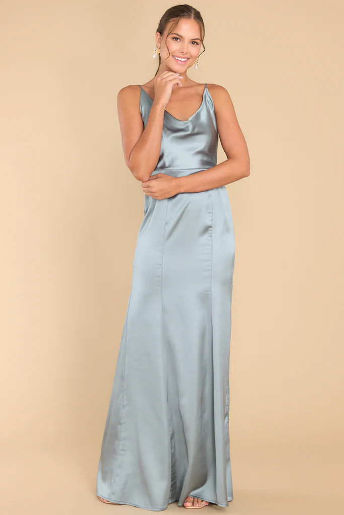 Inner Radiance Ash Blue Maxi Dress | Red Dress 