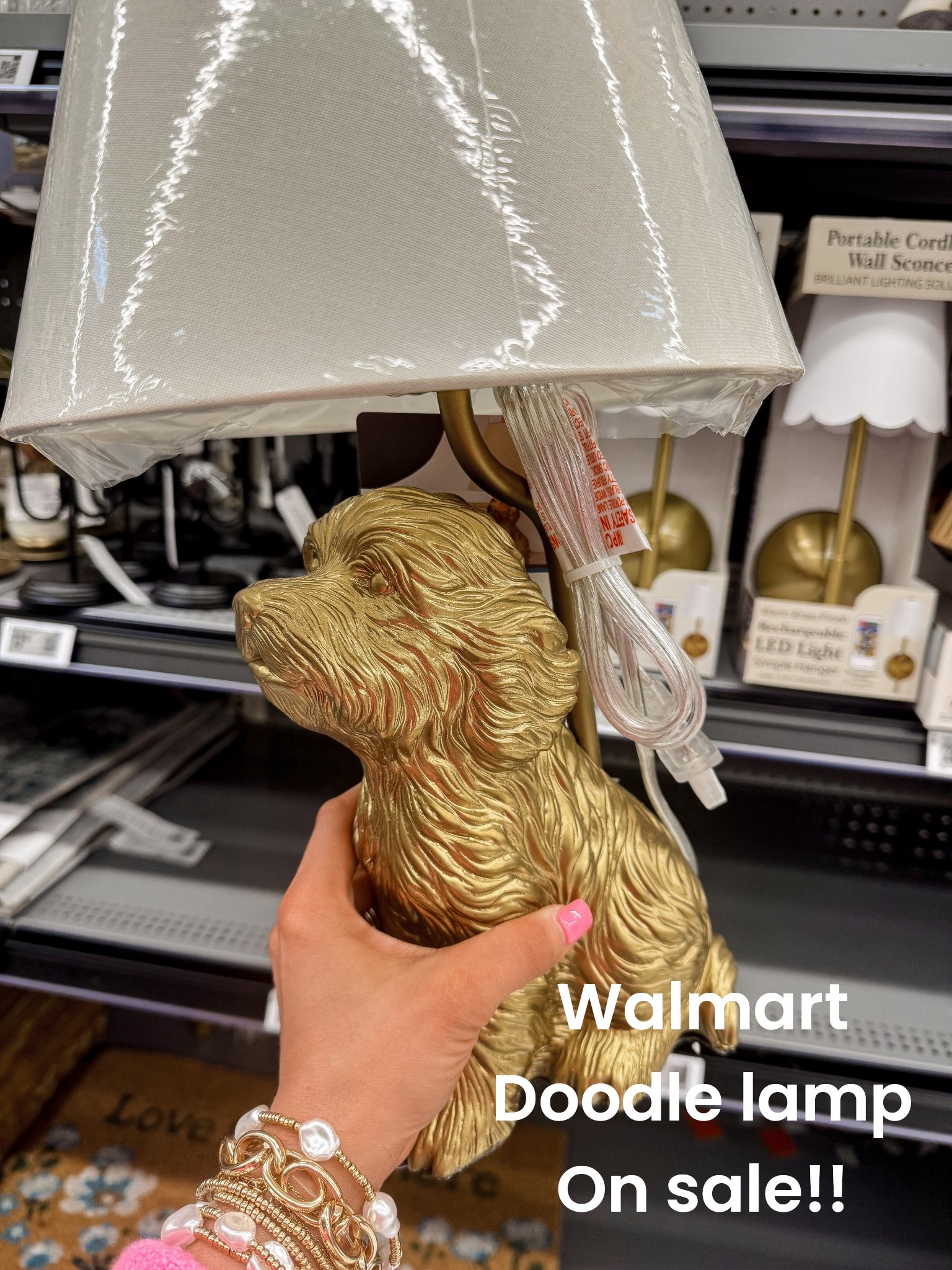 This new doodle lamp from Walmart might be the cutest home decor find I’ve seen all season 🐶✨ The gold dog base paired with the soft neutral shade gives major Anthropologie-inspired vibes — but for a fraction of the price. Perfect for a nursery lamp, kids room decor, playroom accent, or even a fun bedside table lamp in a guest room. If you love that whimsical, designer-look home decor style but always hunt for affordable finds, this is such a good one. It’s playful, chic, and instantly makes any space feel more styled.

#WalmartFinds #WalmartHome #WalmartDecor #AnthroInspired #AnthroStyle #DesignerLookForLess #AffordableHomeDecor #HomeDecorFinds #CuteHomeDecor #WhimsicalDecor #KidsRoomDecor #NurseryDecor #PlayroomDecor #TableLamp #CuteLamps #DogDecor #DoodleDecor #GoldHomeAccents #TrendyHomeDecor #BudgetHomeDecor #HomeStyleInspo #InteriorFinds #DecorInspo #StyledSpaces #HomeFinds