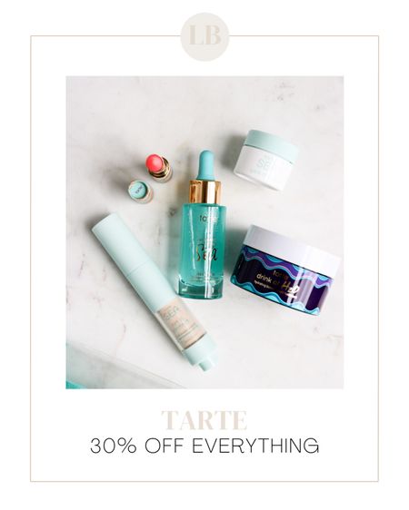 30% off sitewide at Tarte 

#LTKbeauty #LTKsalealert