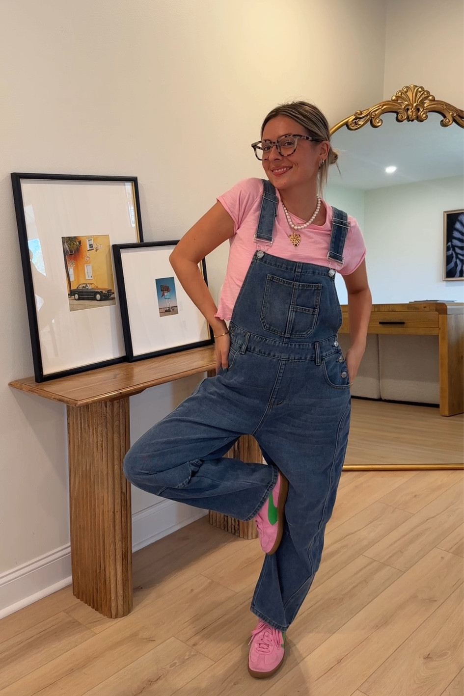 I’m wearing a size small in both the top and overalls! I’d size up in both for a baggy fit. 

#LTKstyletip #LTKfindsunder50 #LTKfindsunder100