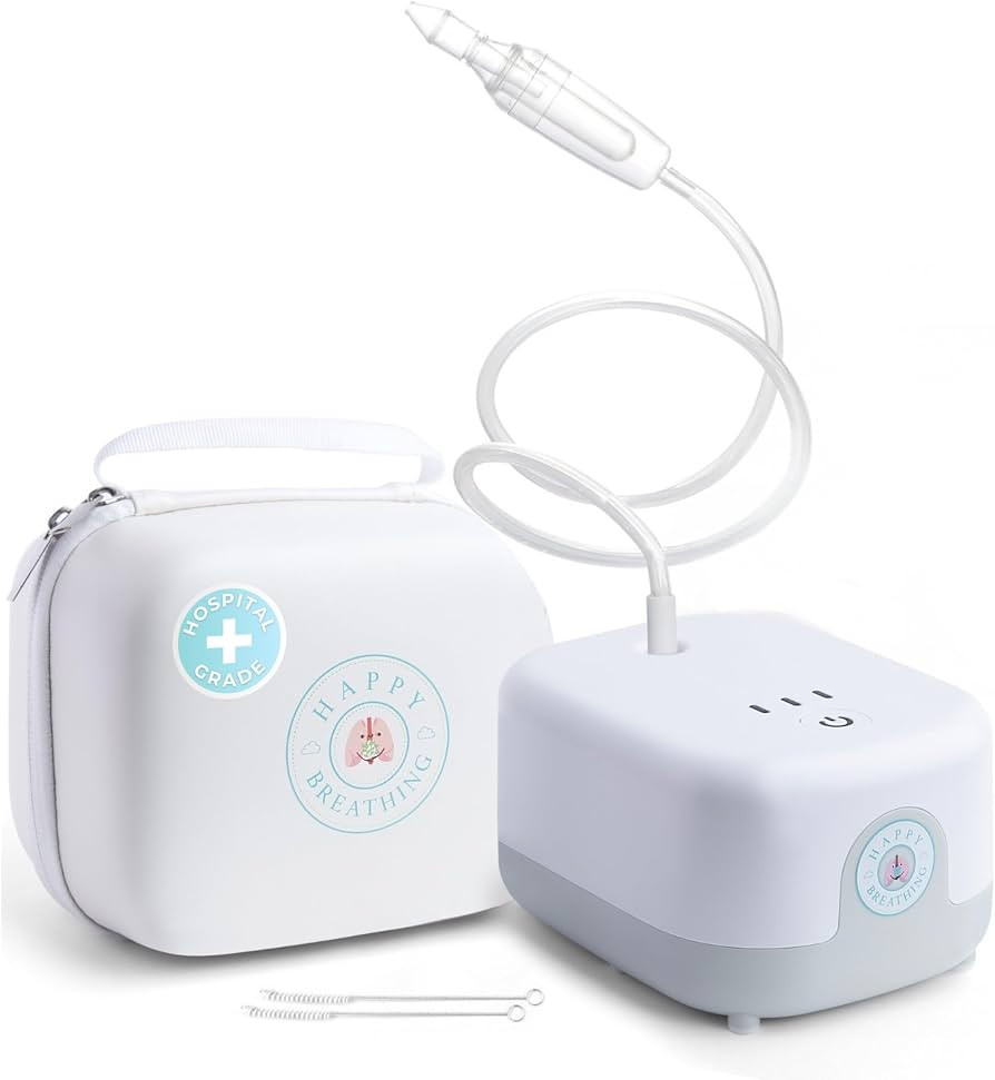 Hospital Grade Nasal Aspirator For Baby – Electric Nose Sucker for Baby & Toddler with 3-Level ... | Amazon (US)