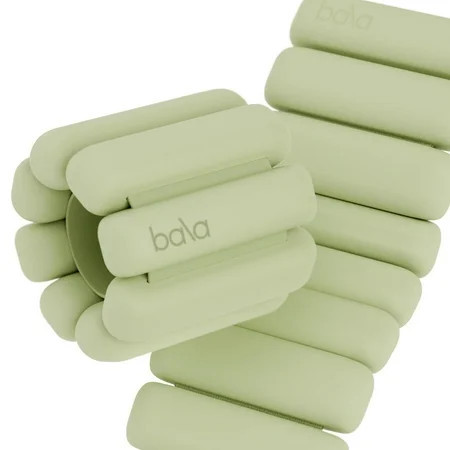 Bala Bangles Wrist & Ankle Weights for Women & Men (Sage) - 2 Pound Silicone Bracelet Set | Walmart (US)