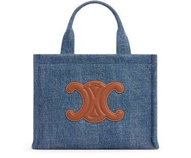 Small cabas Thais in denim - CELINE | 24S US
