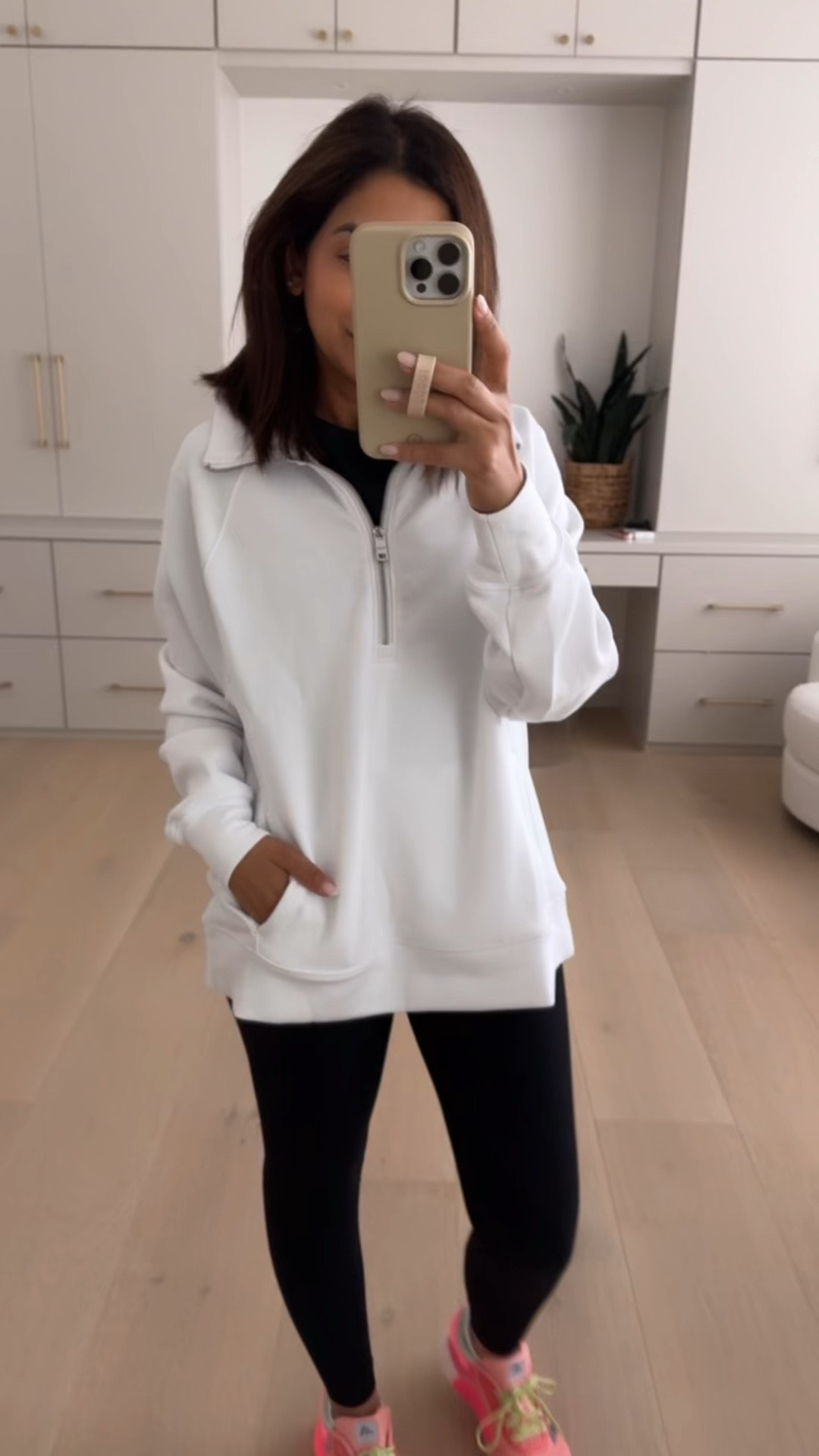 Wearing my true size XS in YPB quarter zip + ribbed align leggings 

#LTKStyleTip #LTKSaleAlert