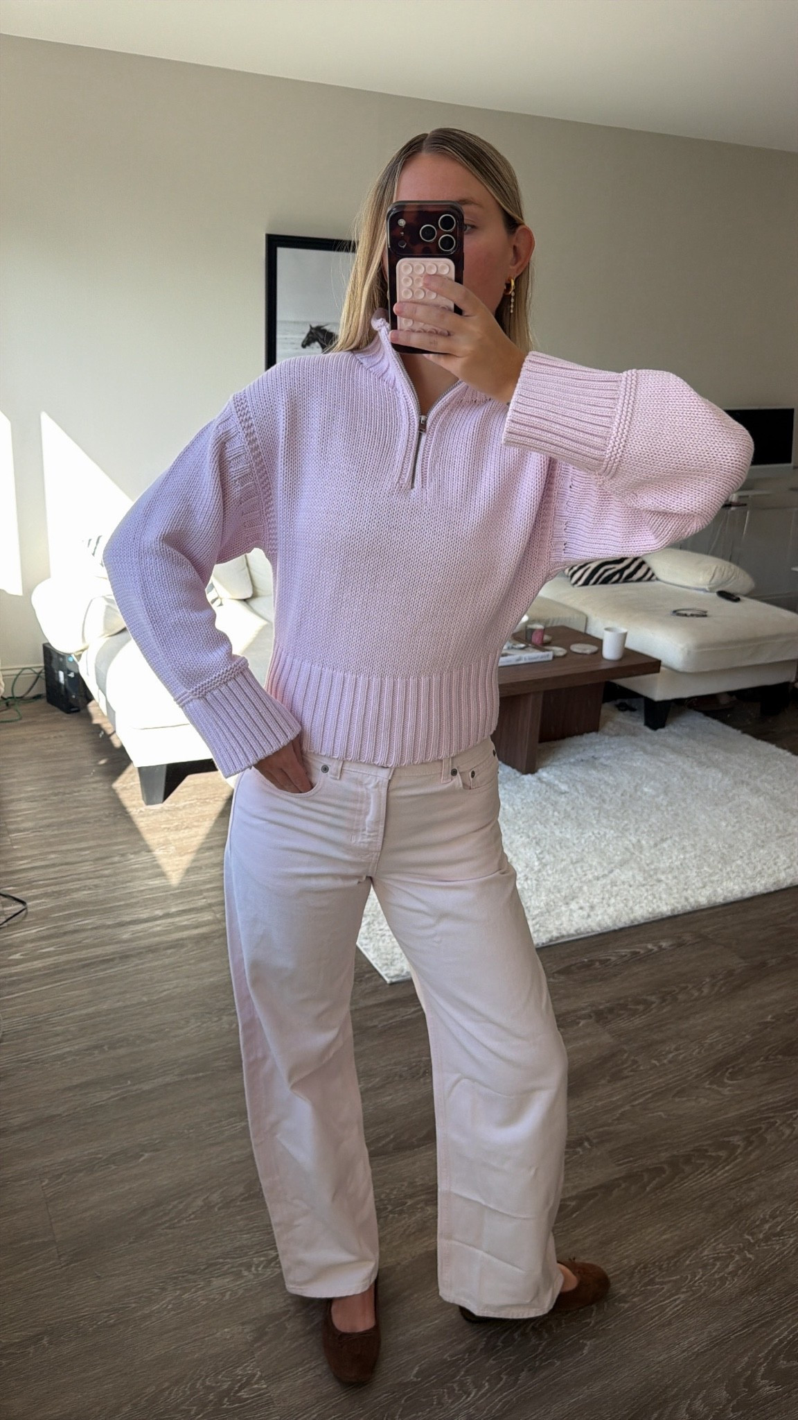 Im wearing a small sweater and 25 in the jeans!! #injcrew #ad @jcrew

#LTKootd #LTKSeasonal #LTKSaleAlert