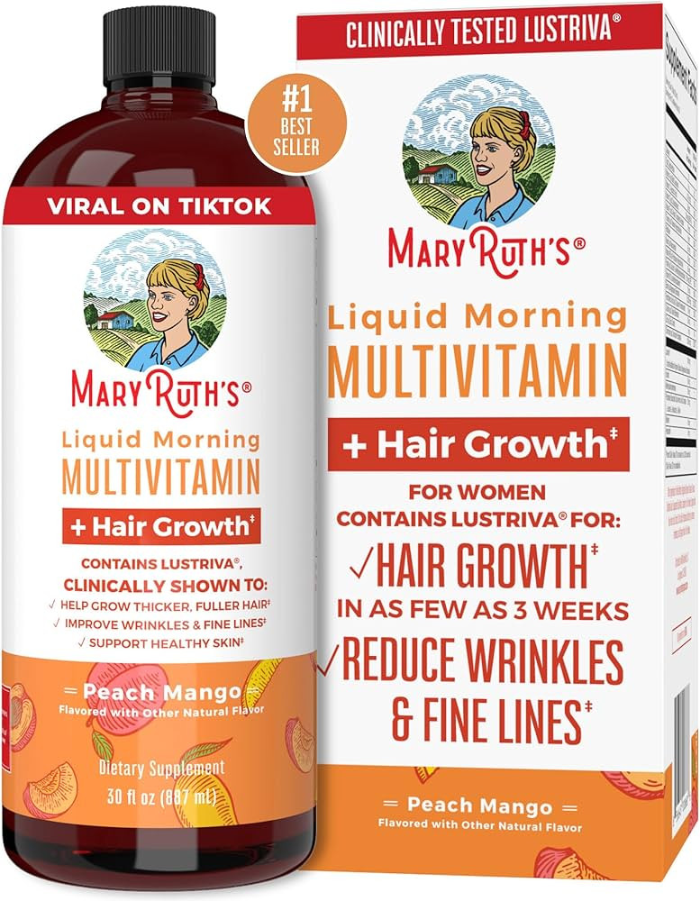 MaryRuth's Multivitamin Multimineral Supplement for Women + Hair Growth Vitamins | with Lustriva ... | Amazon (US)