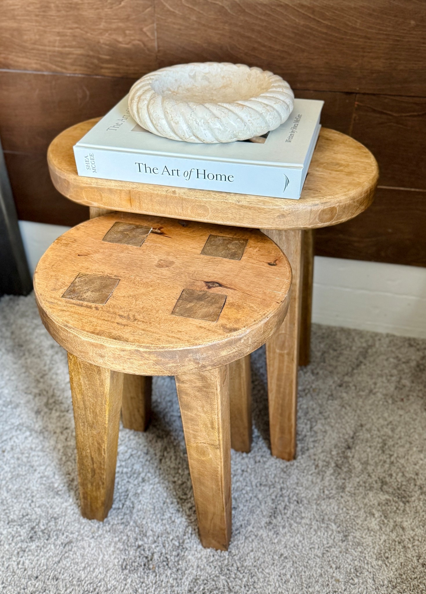 My tall wood table is back in stock but very limited! Black in tall size is also available! Both are gorgeous and these are sooo versatile! Can’t go wrong with either colors! 

#tables #stools #homedecor 

#LTKHome