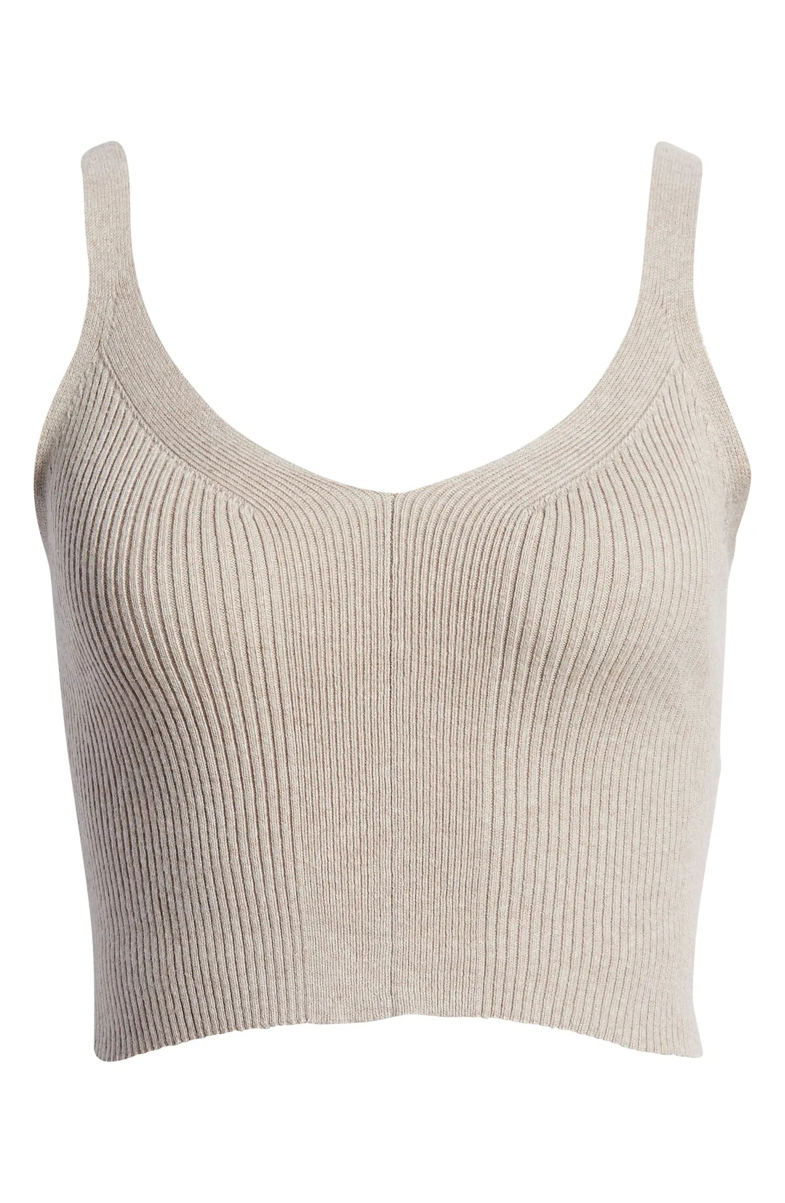 Madewell Brodale Crop Sweater Tank | Nordstrom | Nordstrom