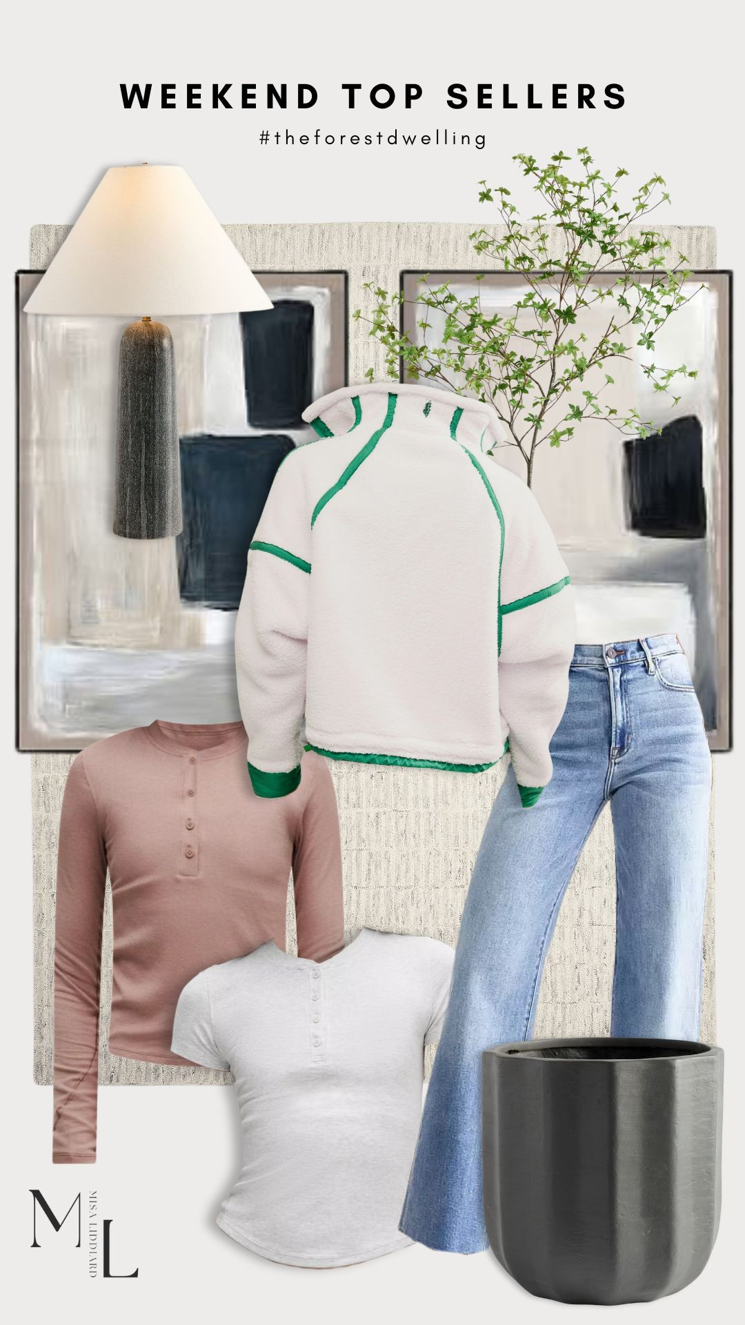 Top sellers from the weekend. These jeans are so flattering and they are under $100. The Henley top is one of my personal faves and it now comes in a short sleeve. Art work is hand painted and can be bought as a set of two or individually.  

 #LTKSeasonal #LTKHome #LTKStyleTip