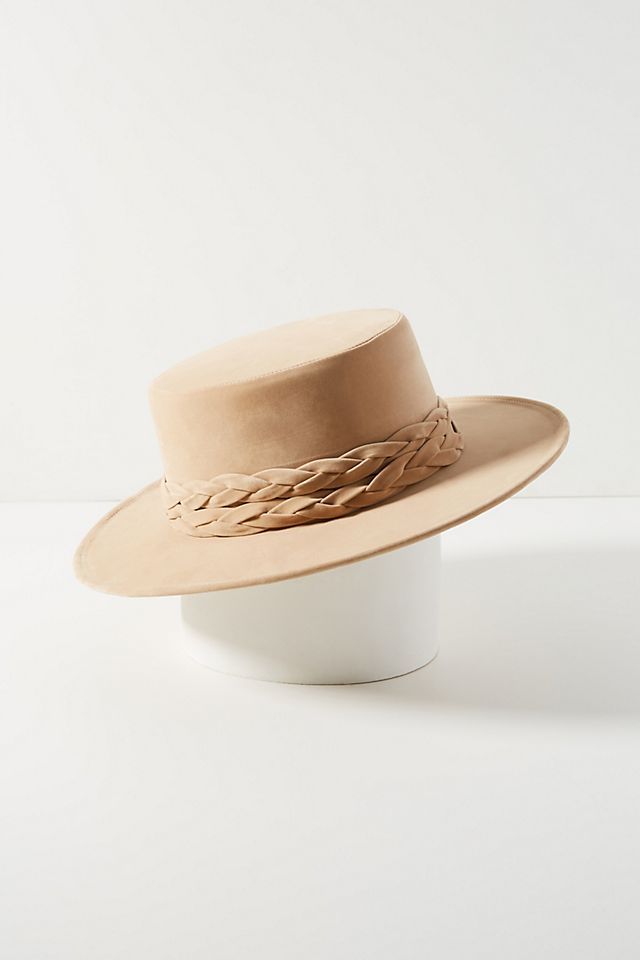 Ashton Trimmed Boater | Anthropologie (US)