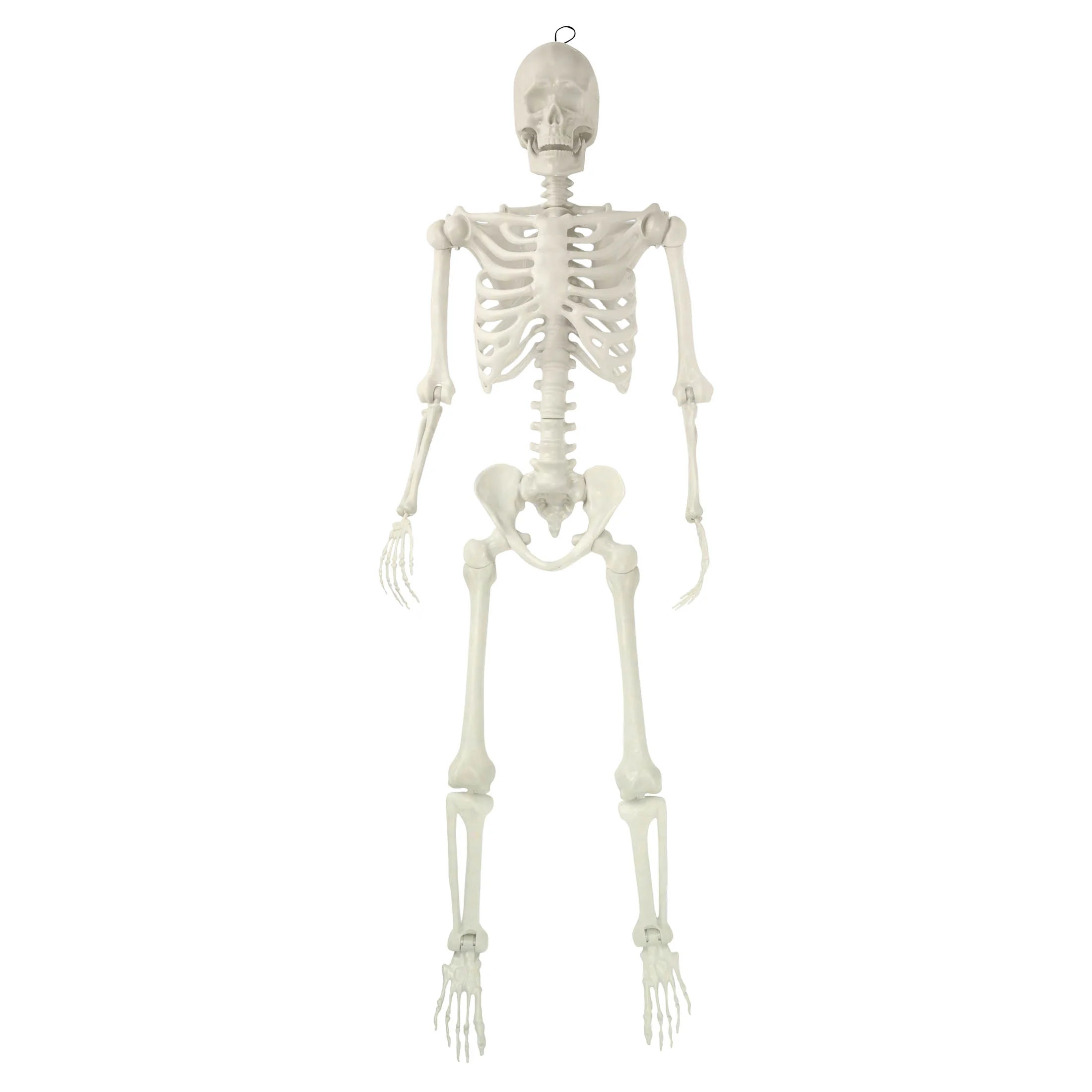 5-Foot White Ultra Poseable Skeleton, Halloween Hanging Decoration, by Way to Celebrate | Walmart (US)