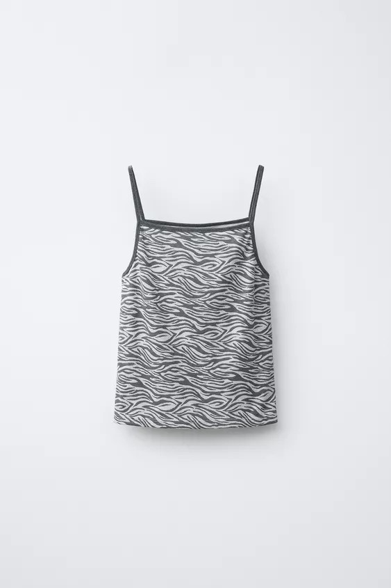 ZEBRA PRINT TOP | Zara US
