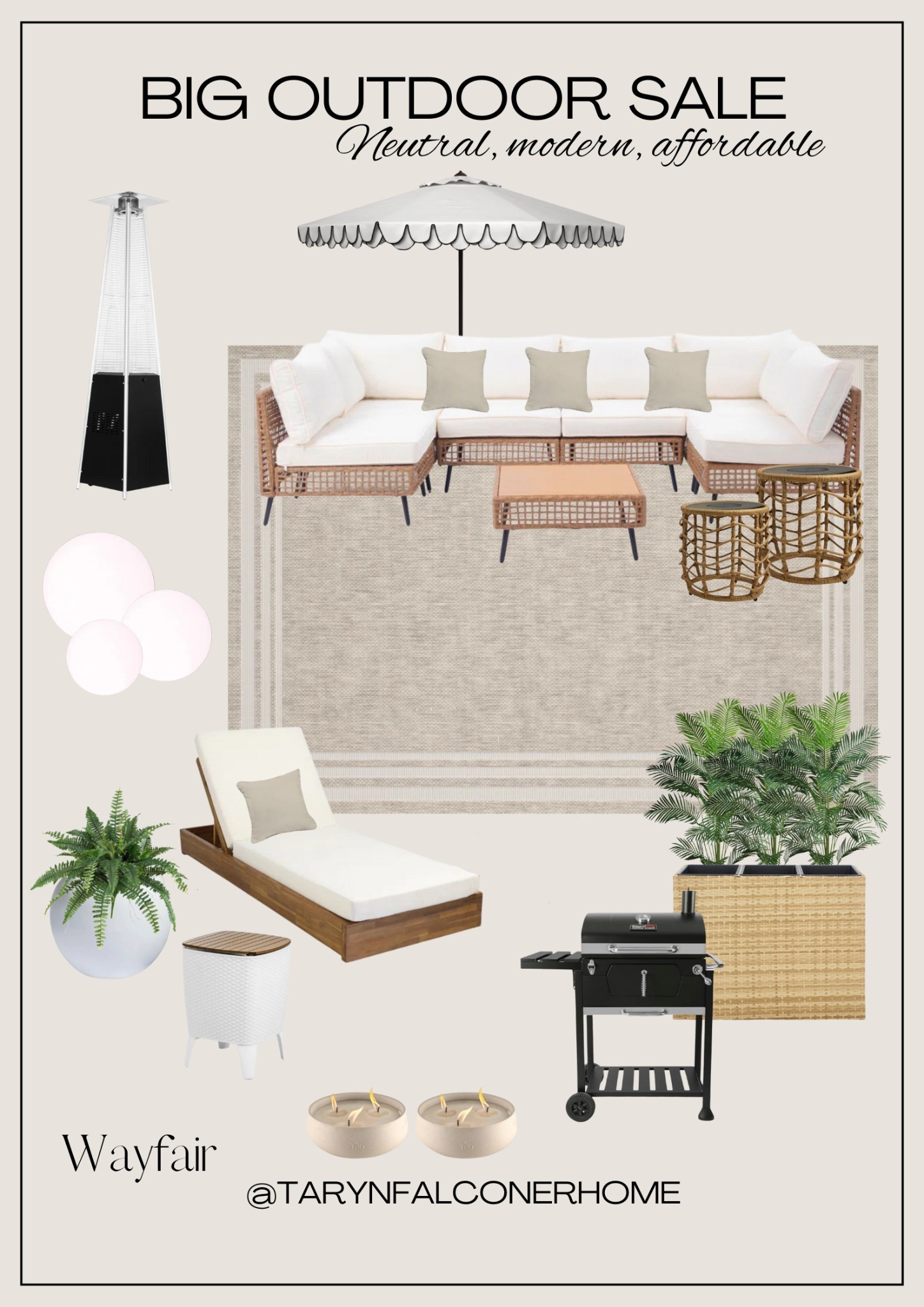 BIG OUTDOOR SALE! So many perfect pieces to create the ultimate outdoor space! 

#sale #outdoor #patio #patiofurniture #patiodecor #outdoorrug #lounge #bbq #patioheater #planters #solarlights #plants #pariofinds

#LTKSeasonal #LTKSaleAlert #LTKHome