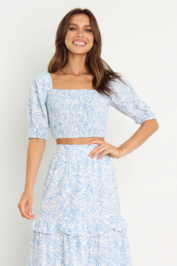 Zoe Top - Blue | Petal & Pup (US)