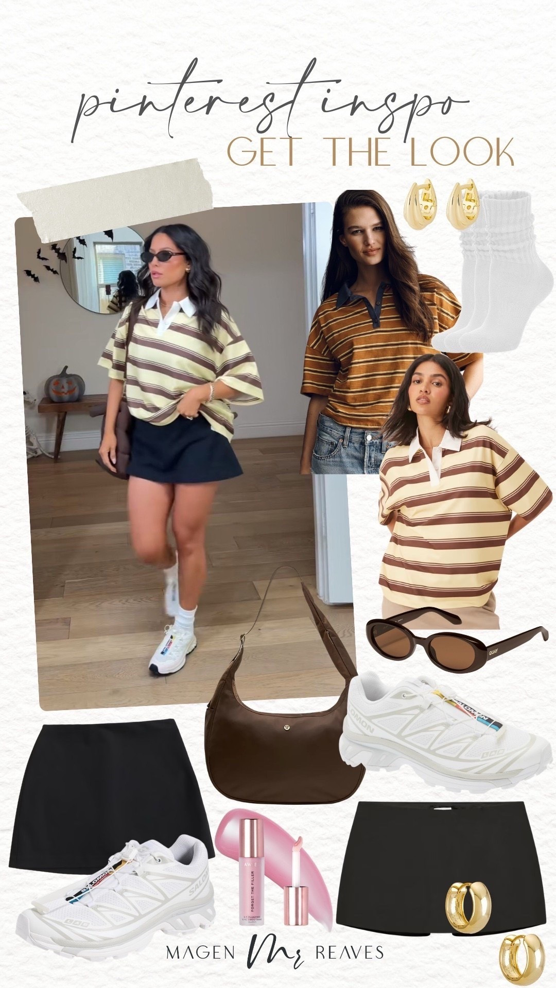 Get the look: Pinterest outfit!

Spring outfit, black skort, rugby style top, Salomon sneakers, white sneakers, spring style




#LTKootd