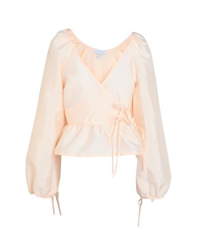 Topshop Woman Top Sand Size 6 Polyester, Polyamide | YOOX (US)