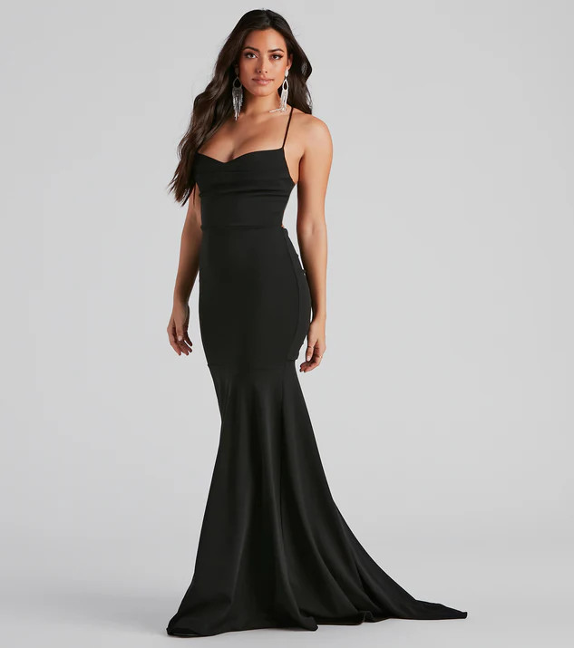 Kaiana Formal Crepe Mermaid Dress | Windsor Stores