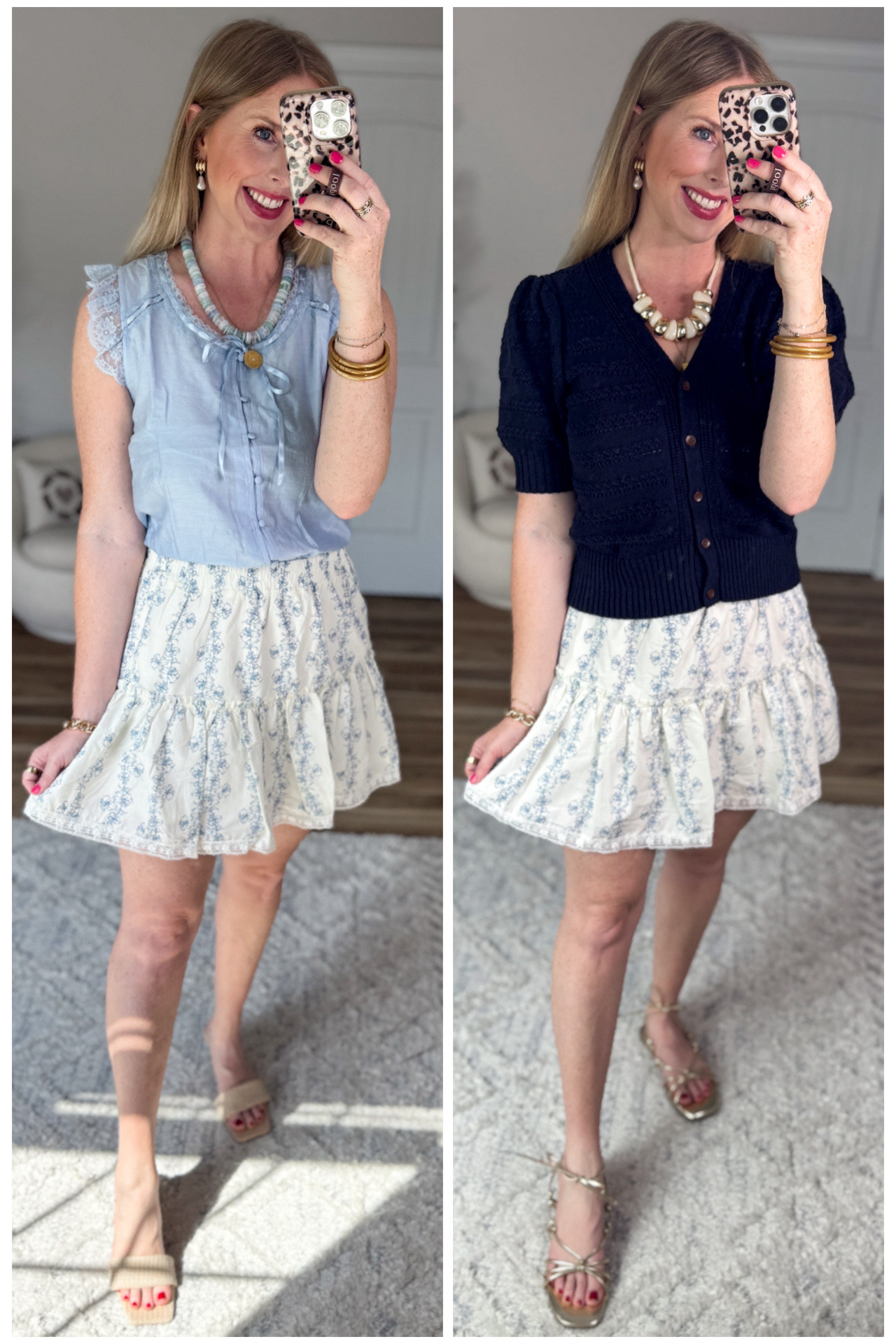 2 ways to style this floral mini skirt from Walmart!

#LTKmomlife #LTKootd