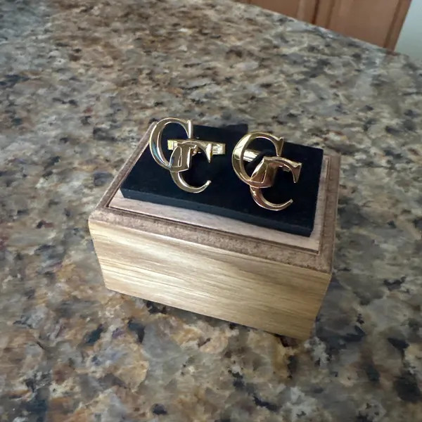 Personalized Cufflinks: Handmade Sterling Silver, Groomsmen Gift - Etsy | Etsy (US)