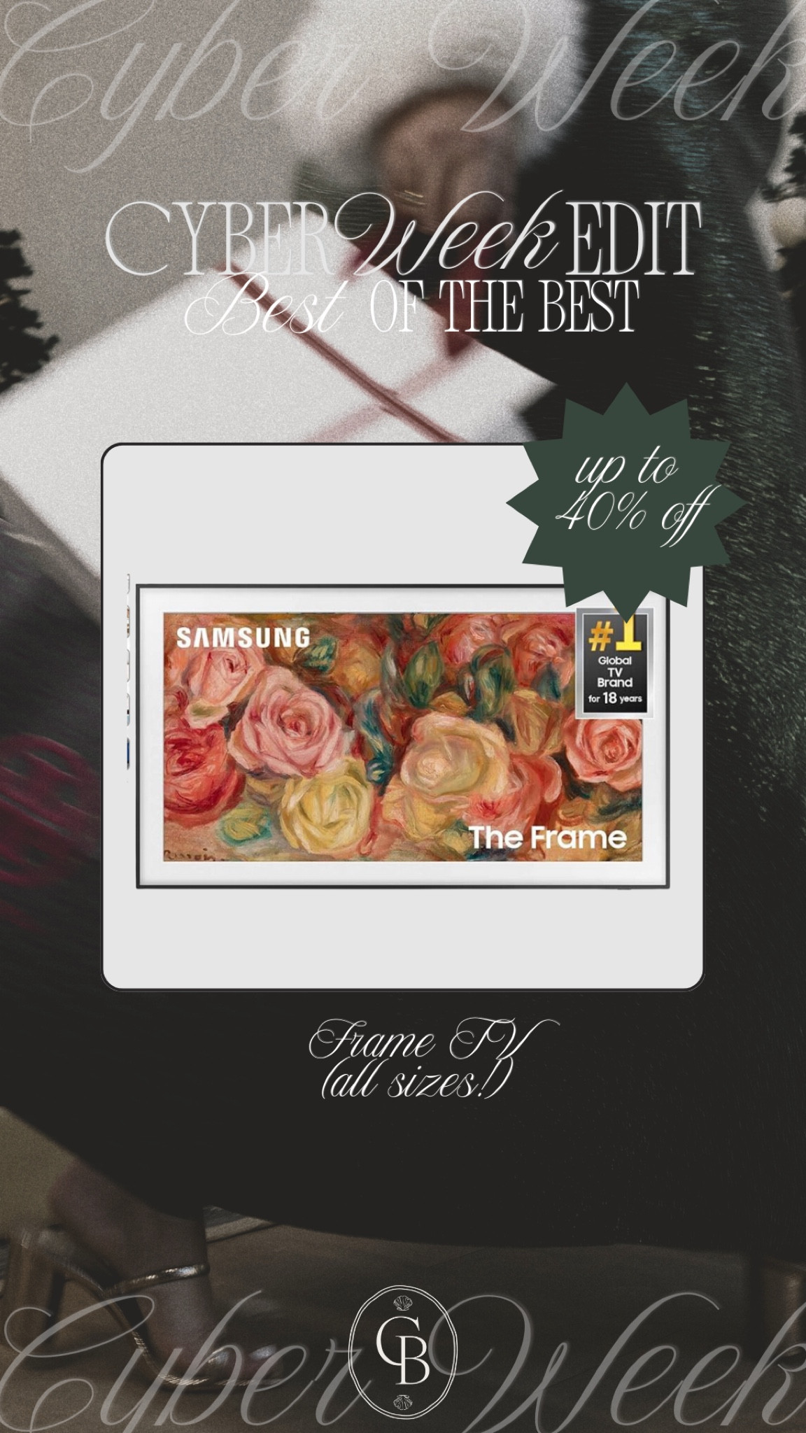 All sizes of the Samsung frame tv are on sale! Perfect for living rooms offices and spaces where you really don’t want to see a tv and would rather see art! 

#LTKGiftGuide #LTKCyberWeek #LTKSaleAlert