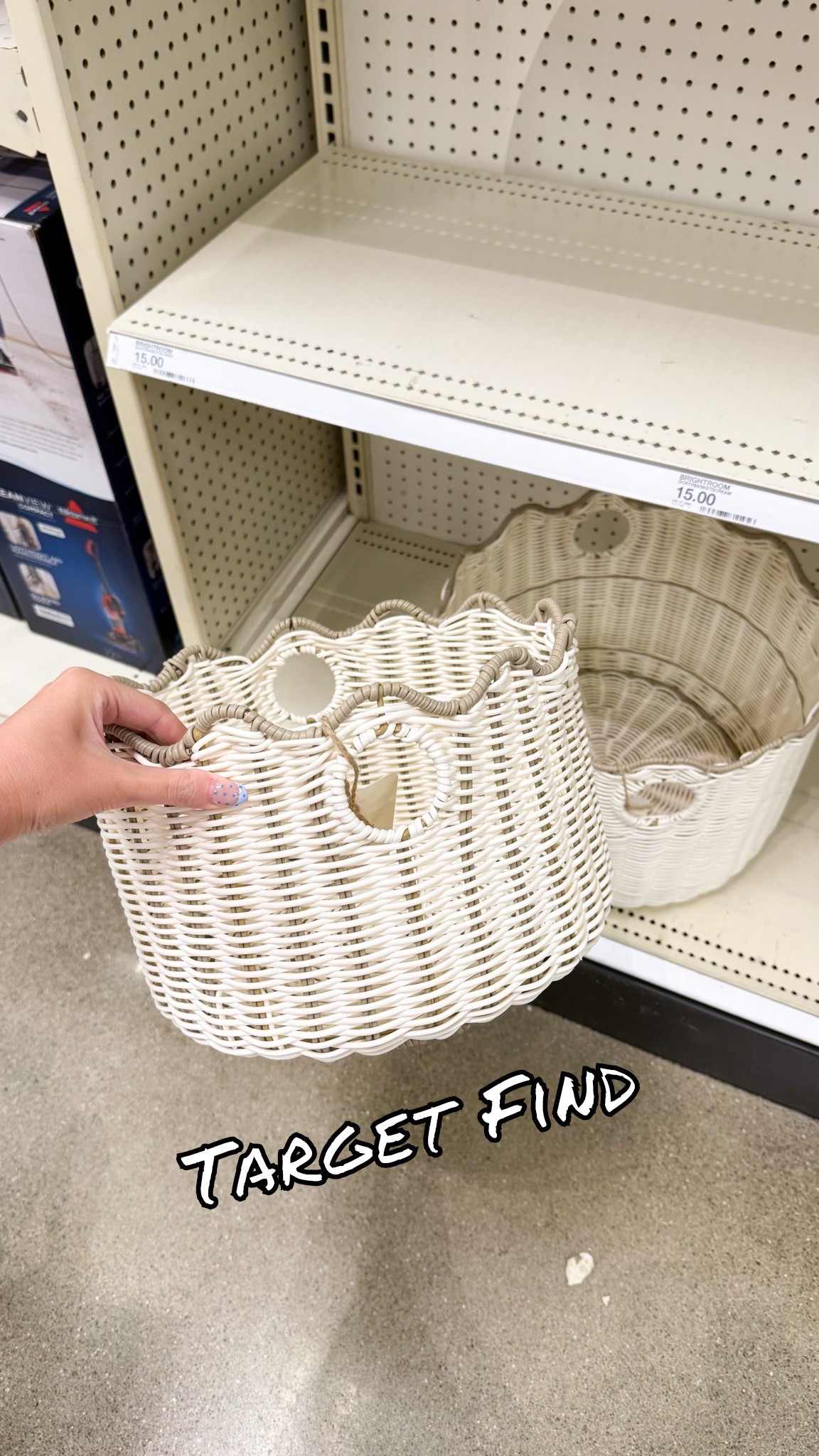 these scallop baskets stopped me in my tracks!! so cute 🤍🦋 #home #target #homedecor

#LTKHome #LTKSaleAlert
