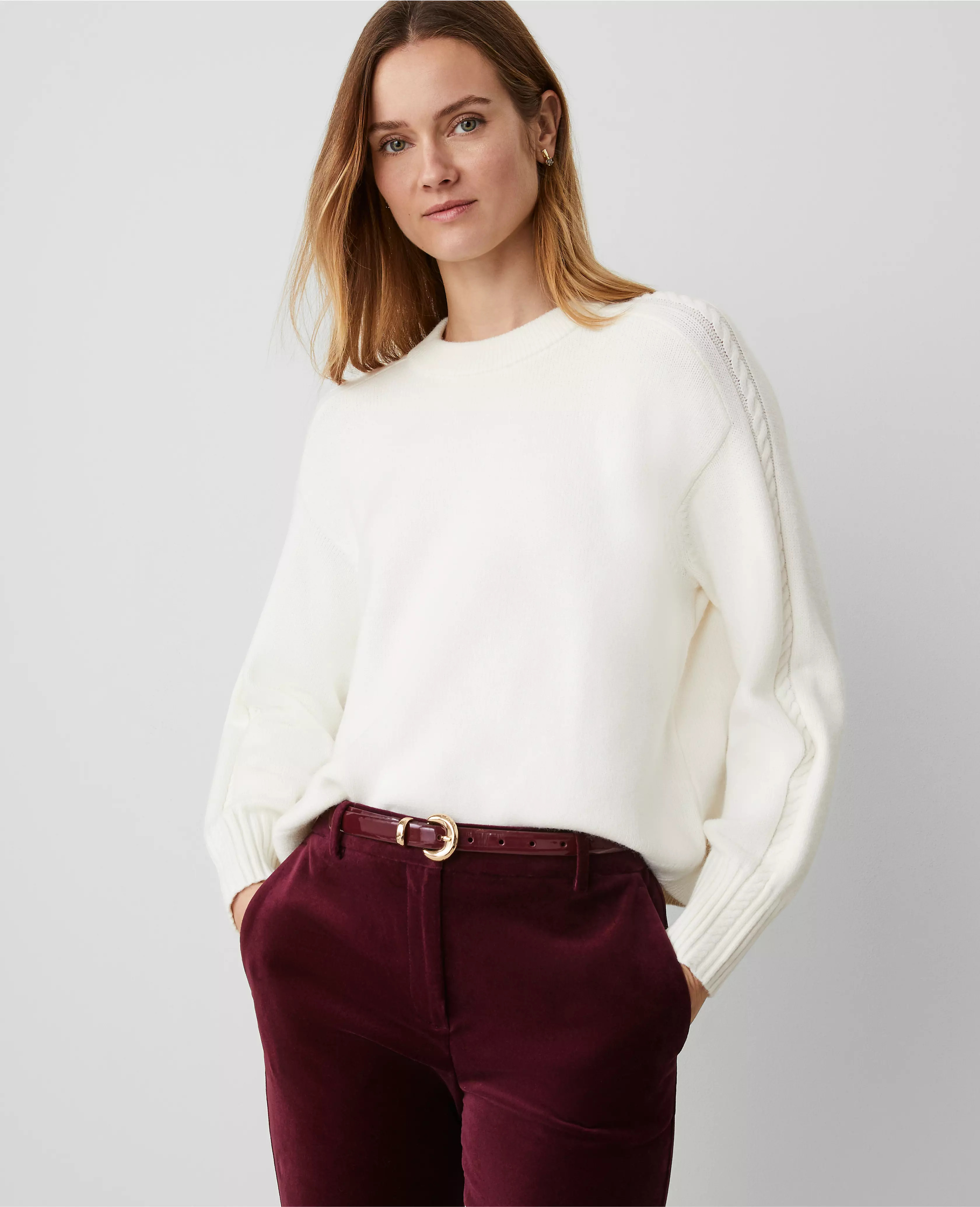Cable Sweater | Ann Taylor (US)