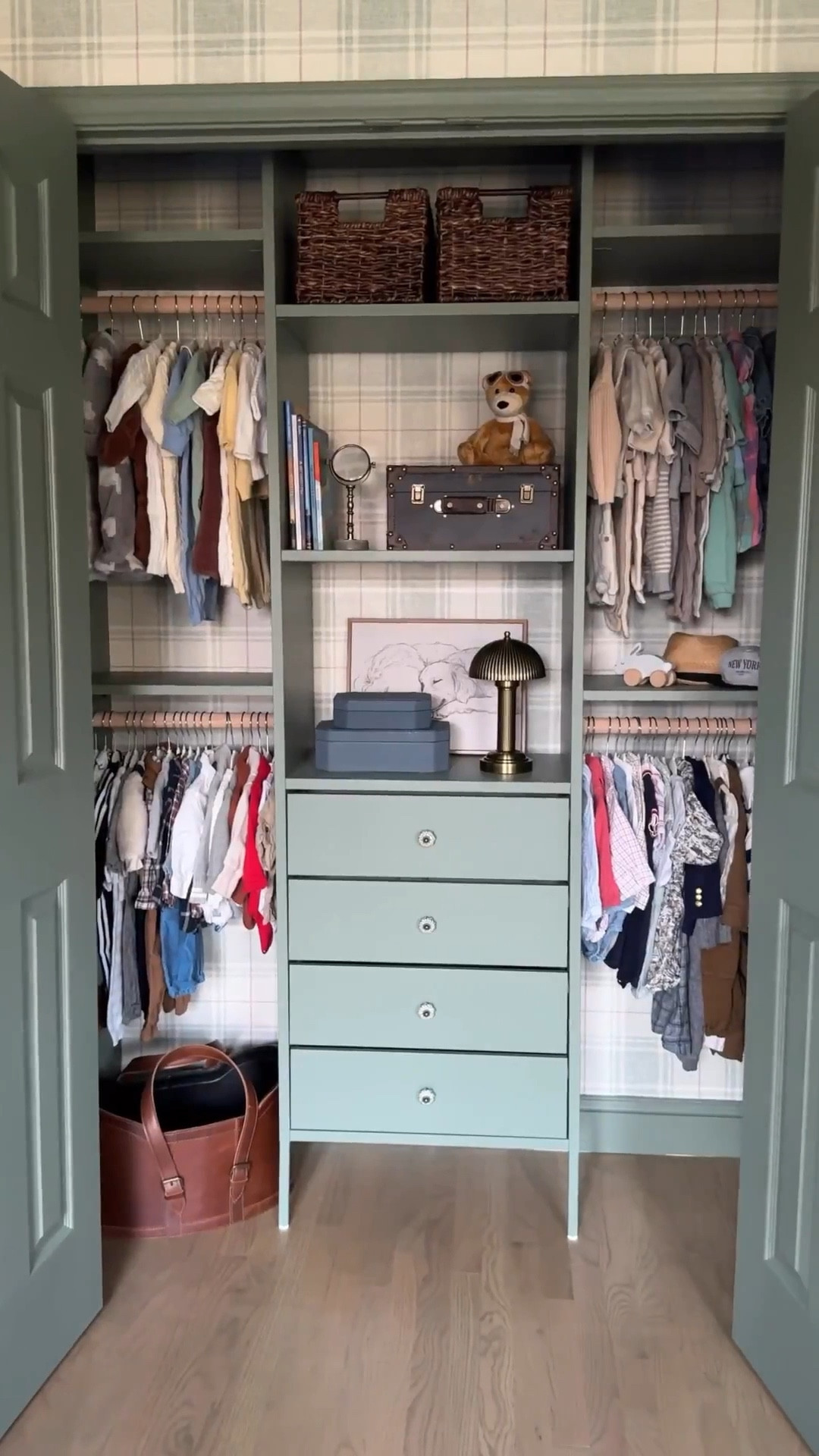 Organized the nursery closet of my dreams! We used the IKEA Aurdal system to maximize every inch of space. I also lined everything we used!

play time, nursery room essentials, closet makeover, cozy vibes, home inspo, modern home, neutral decor, bedroom musthave, ralph lauren inspired

#LTKFindsUnder100 #LTKHome #LTKSeasonal