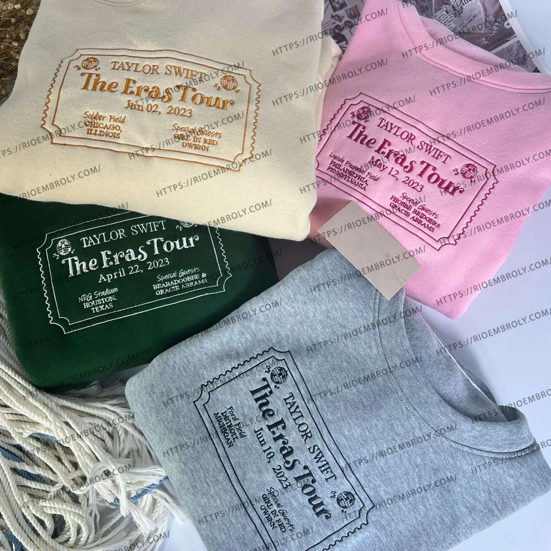 Eras Tour Ticket Embroidered Custom Taylor Concert - Etsy | Etsy (US)