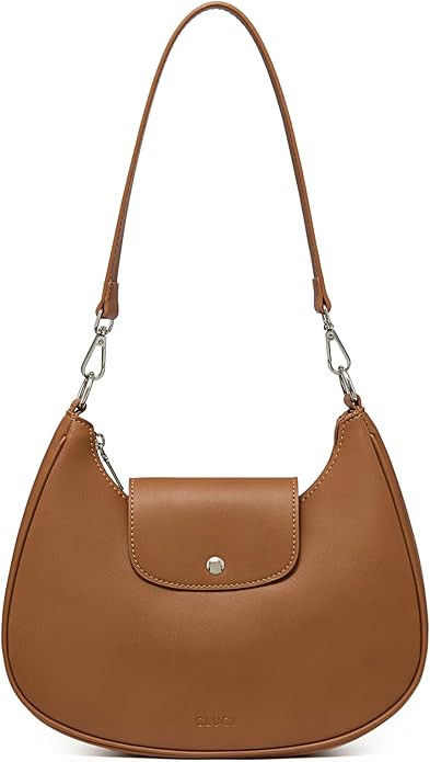 CLUCI Small Purses for Women, RFID Shoulder Handbags, Vegan Leather Hobo Bag with Adjustable Stra... | Amazon (US)