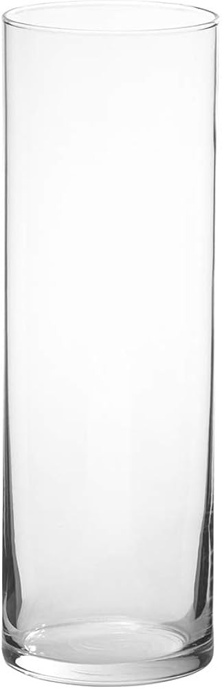 Floral Supply Online - 10.5" Tall x 3.5" Wide Cylinder Glass Vase and Flower Guide Booklet - for ... | Amazon (US)