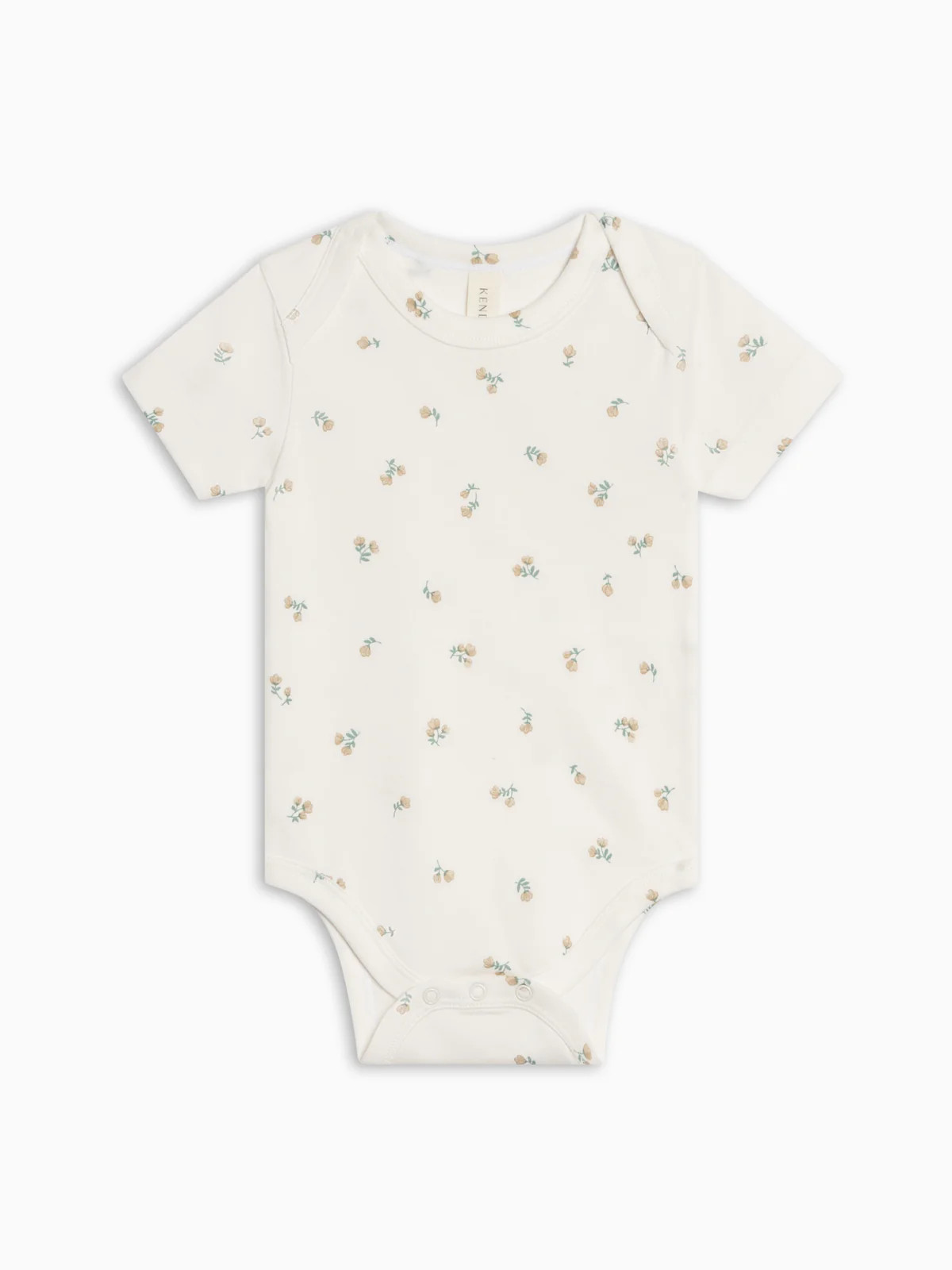 Afton Bodysuit - Belmont Floral / Shell + Powder | Colored Organics