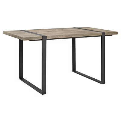 60" Urban Industrial Loop Leg Rectangle Dining Table - Saracina Home | Target