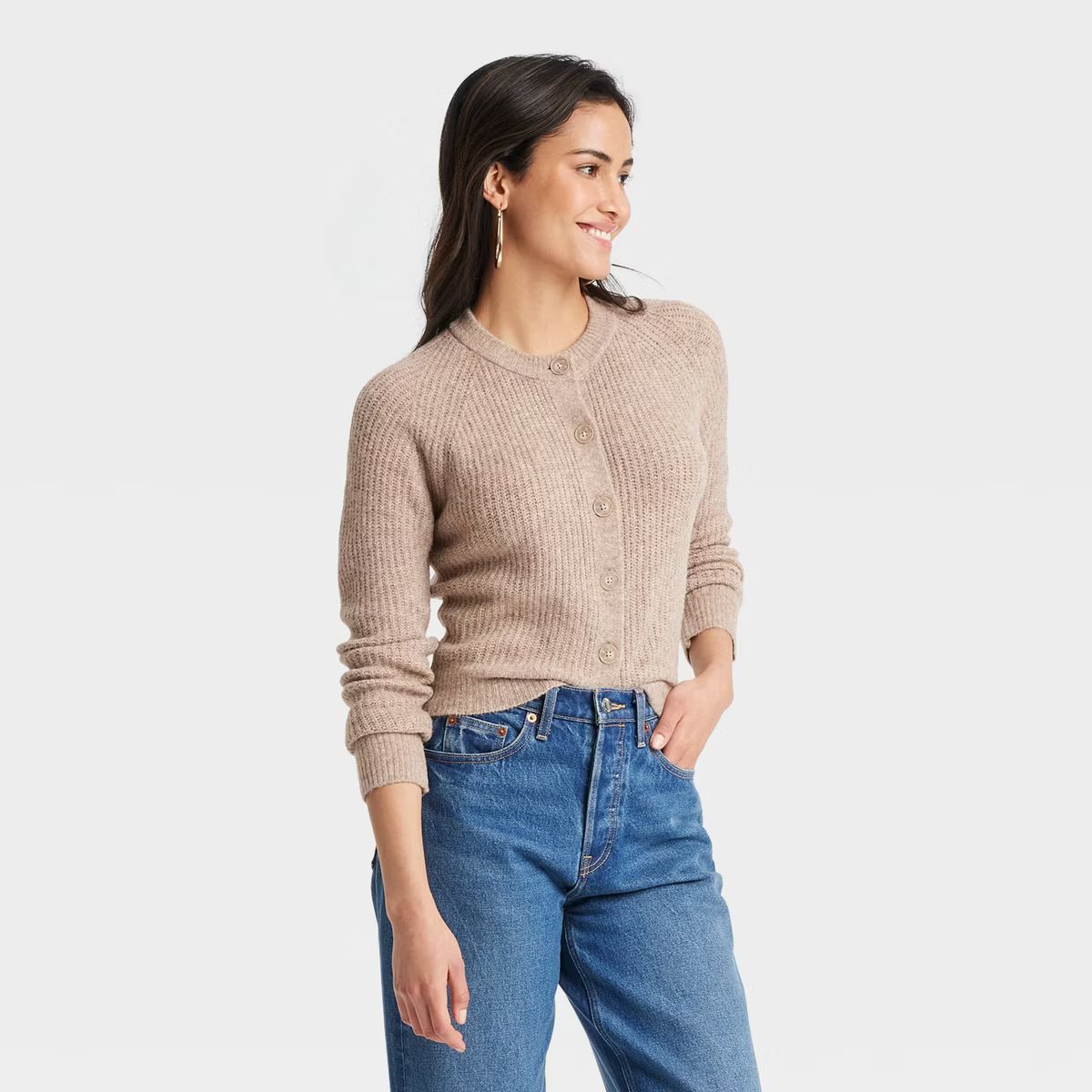 Women's Cozy Knit Button-Front Cardigan - Universal Thread™ | Target