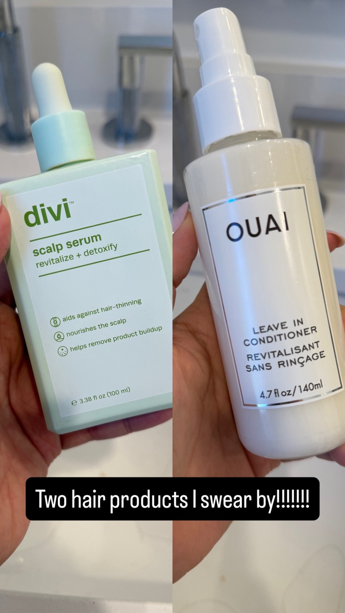 These hair products might be expensive but they are WORTH IT! 
The growth Ive seen since using Divi is wild and the softness that this OUAI leave-in conditioner leaves my hair is unmatched!!!

#LTKStyleTip #LTKBeauty #LTKOver40
