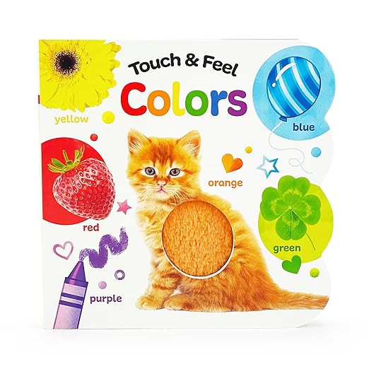 Touch & Feel Colors: Baby & Toddler Touch and Feel Sensory Board Book      Board book – Touch &... | Amazon (US)