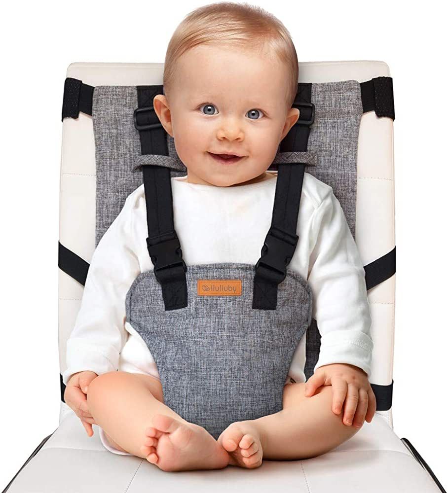 liuliuby Harness Seat - Fabric Baby Portable High Chair Seat Sack with Safety Harness – Parent ... | Amazon (US)