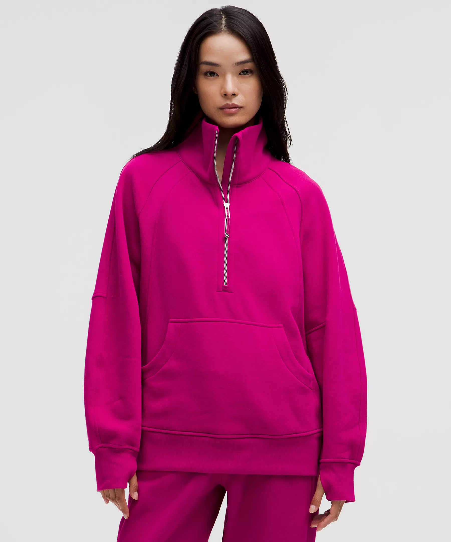 Scuba Oversized Funnel-Neck Half Zip *Long | Women's Hoodies & Sweatshirts | lululemon | lululemon (CA)